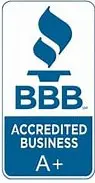 A bbb accredited business seal.